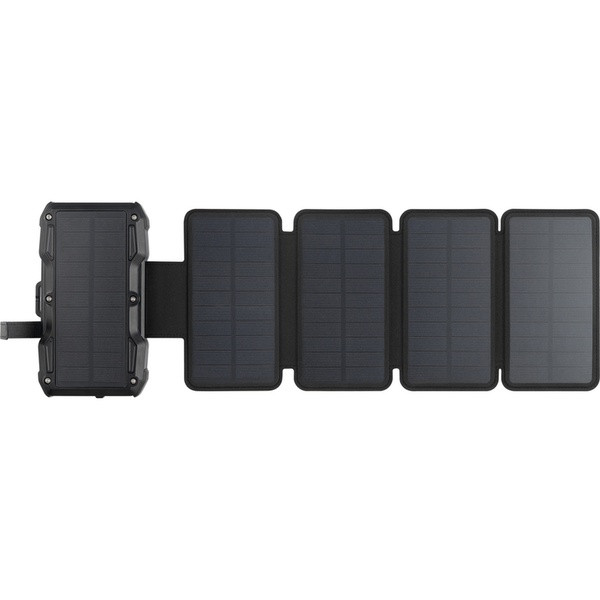 [DP] Powerbank solcell 27.000mAh | 5 paneler | PD20W + Wireless | Sandberg | grå ASA02462 - 1