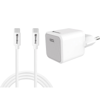 [DP] Snabbladdare 20W 1-port | USB-C | Sandberg | inkl. USB-C kabel 1m SE400077
