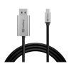 [DP] USB-C till DisplayPort kabel | 2m | Sandberg | svart SE400159 - 1