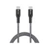 [DP] USB-C till USB-C kabel 1m | Sandberg Survivor | svart SE400169 - 1