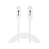 [DP] USB-C till USB-C kabel 1m | USB 3.1 Gen2 | Sandberg | silver SE400165 - 1