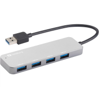 [DP] USB-hub 4 portar | USB-A USB 3.0 till 4xA 3.0 | Sandberg Saver SE400036