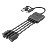 [DP] USB-hub 4 portar | USB-C/USB-A till 2xC och 2xA | Sandberg SE400154