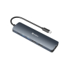 [DP] USB Docking station 6 portar | USB-C till 2xA, 1xC, HDMI, DisplayPort, Ethernet | Sandberg ASA02381 - 1