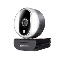 [DP] Webbkamera | Sandberg Streamer Pro | svart SE400180