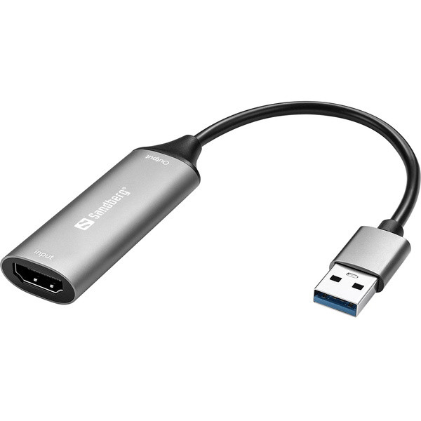 Adapter HDMI till USB-A Capture | Sandberg | svart SE400047 - 1