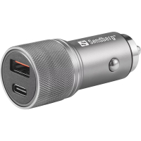 Billaddare 48W 2-port | USB-C + USB-A | Sandberg SE400016