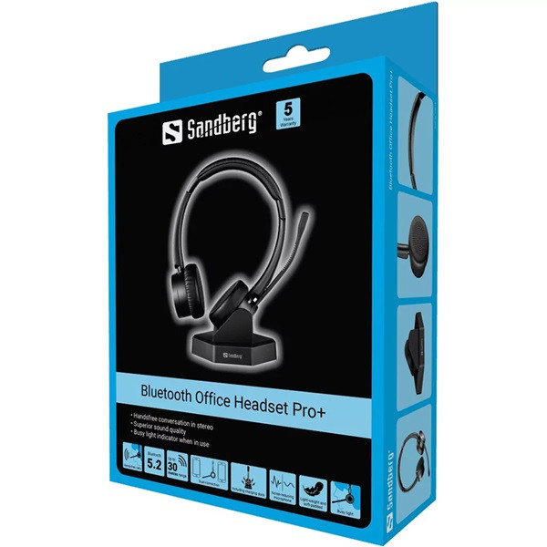 Sandberg Bluetooth Office Headset Pro+ 126-18 360371 - 8