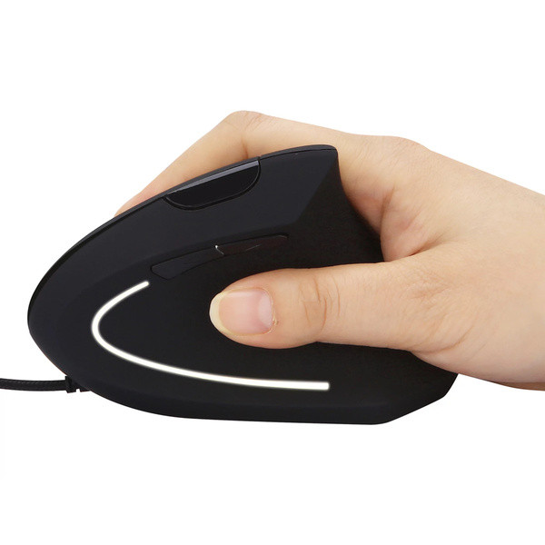 Datormus USB-ansluten + ergonomisk | Sandberg | svart SE400080 - 4