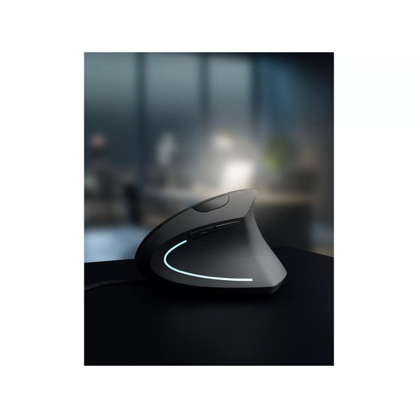 Datormus USB-ansluten + ergonomisk | Sandberg | svart SE400080 - 5