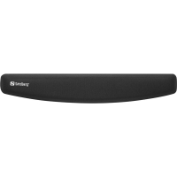 Handledsstöd för tangentbord 48cm | Sandberg Memory Foam | svart SE400034