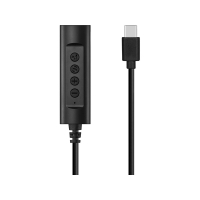 Headset-adapter USB-C 1,5m | Sandberg | svart SE400035