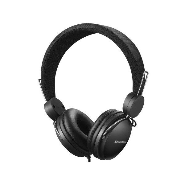 Headset 3,5mm med mikrofon på kabel | Sandberg | svart SE400093 - 1