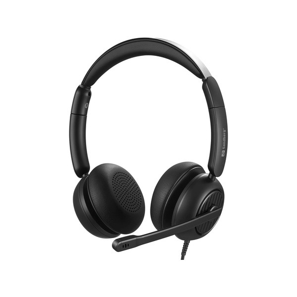 Headset USB/3,5mm | Sandberg 3-in-1 Office Pro | svart SE400104 - 1
