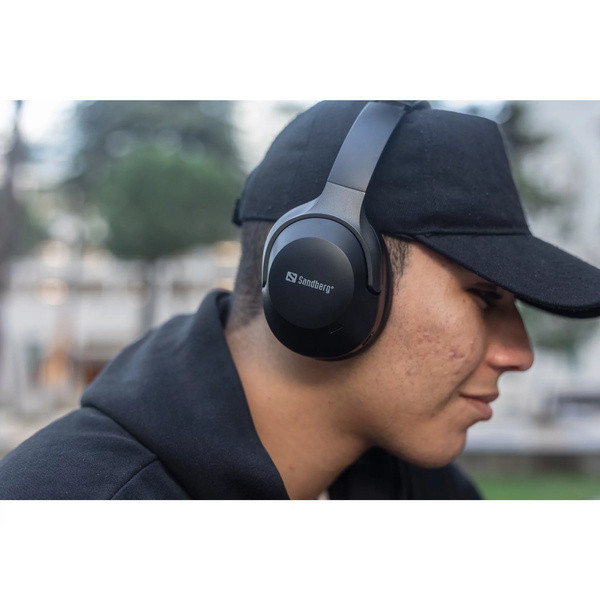 Headset trådlöst | Sandberg Travel | svart SE400107 - 10