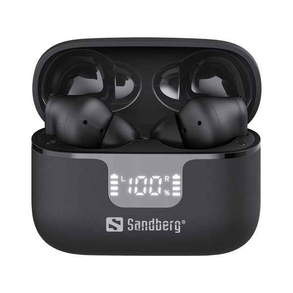 In-ear hörlurar trådlösa med brusreducering | Sandberg | svart SE400049 - 3
