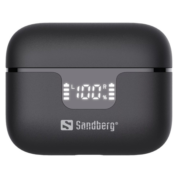 In-ear hörlurar trådlösa med brusreducering | Sandberg | svart SE400049 - 5