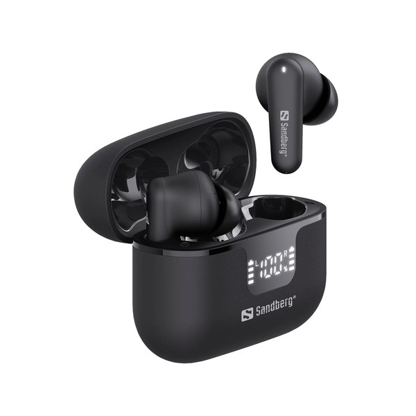 In-ear hörlurar trådlösa med brusreducering | Sandberg | svart SE400049 - 7