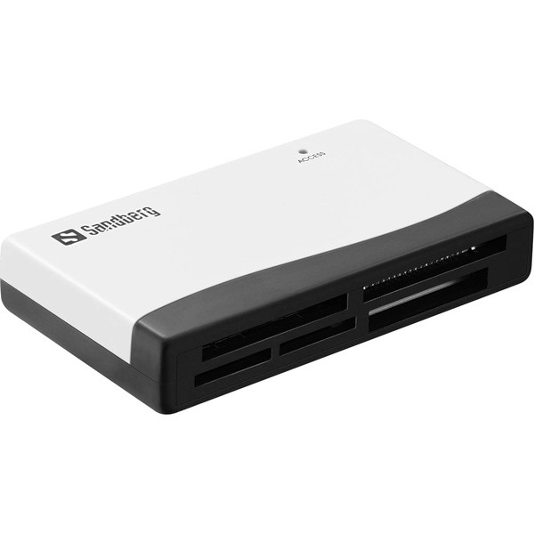Minneskortläsare USB 2.0 | Sandberg Multi | svart SE400067 - 1
