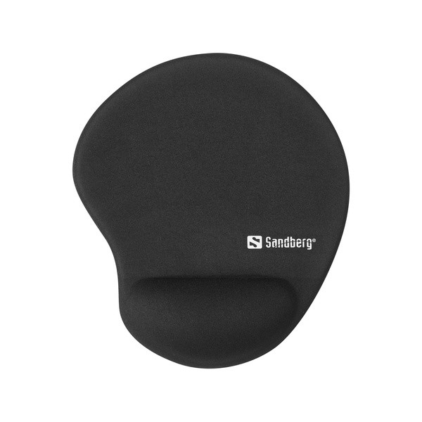 Musmatta med handledsstöd | Sandberg Gel | svart SE400033 - 1