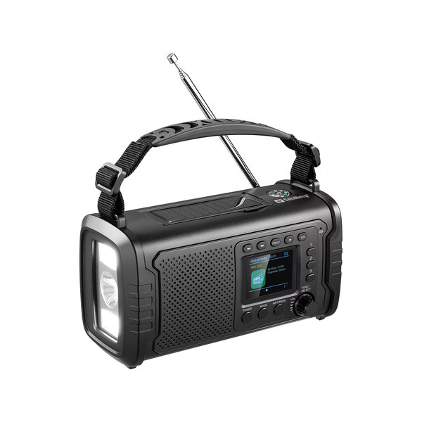 Nödradio med Powerbank 20.000mAh | Sandberg Survivor | svart SE400124 - 1