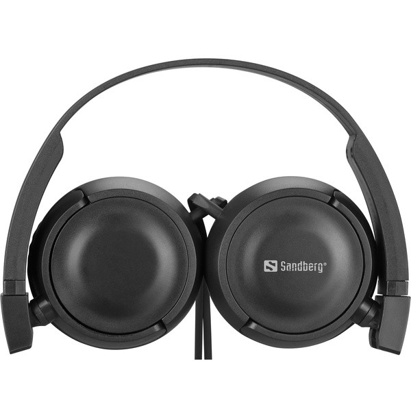 On-ear hörlurar trådbundna | Sandberg Saver Travel | svart SE400087 - 2