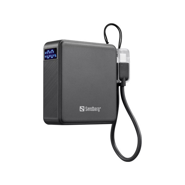 Powerbank 10.000mAh | PD20W | Sandberg Nano | grå SE400112 - 2