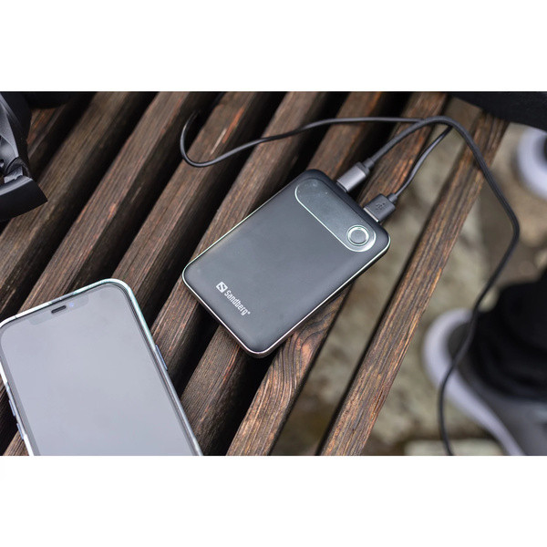 Powerbank 10.000mAh | PD20W | Sandberg Travel | svart SE400109 - 2