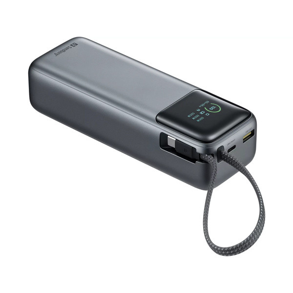 Powerbank 20.000mAh | PD130W | Sandberg All-in-1 | grå SE400113 - 5