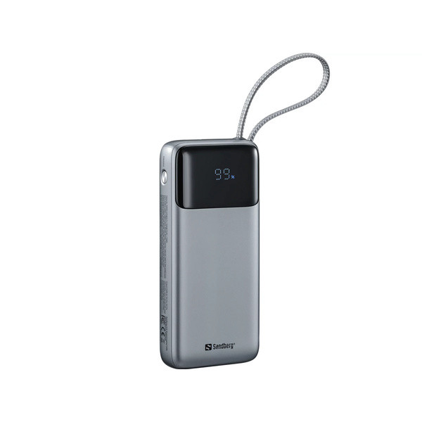 Powerbank 20.000mAh | PD67W | Sandberg All-in-1 | grå SE400122 - 4