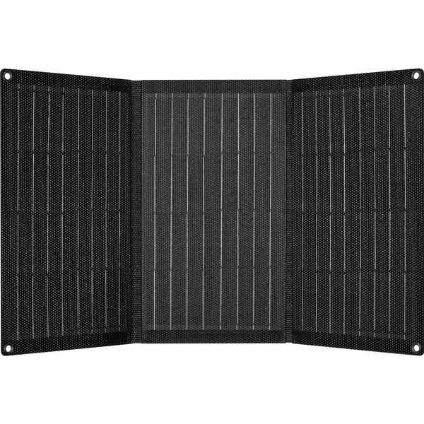 Powerbank solcell 10.000mAh | 22W solpanel | Sandberg | svart SE400135 - 1