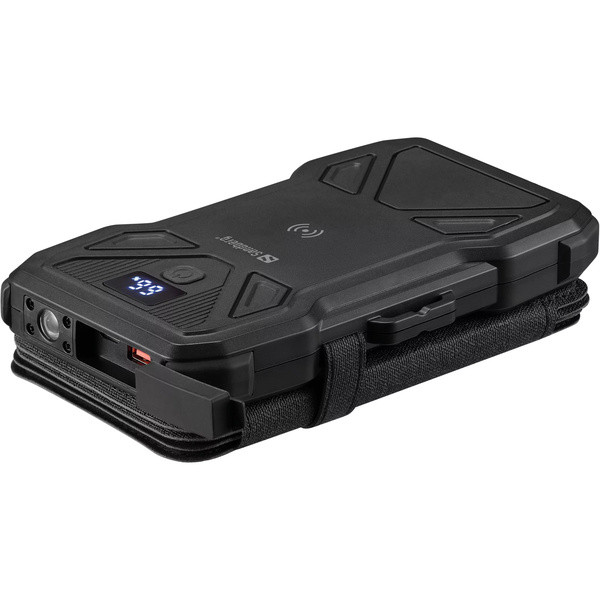 Powerbank solcell 10.000mAh | 5 paneler | PD20W + Wireless | Sandberg | grå SE400134 - 4
