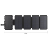 Powerbank solcell 10.000mAh | 5 paneler | PD20W + Wireless | Sandberg | grå SE400134 - 9