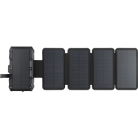 Powerbank solcell 27.000mAh | 5 paneler | PD20W + Wireless | Sandberg | grå ASA02462