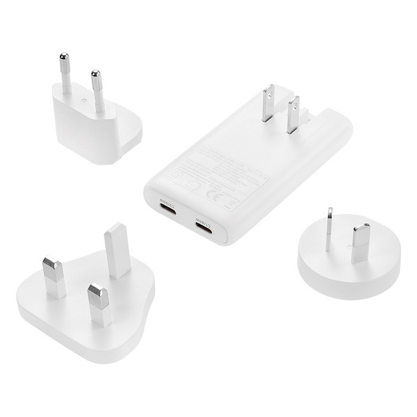 Reseadapter 65W 2-port | 2xUSB-C | Sandberg ASA02491 - 2