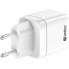 Snabbladdare 35W 2-port | USB-C + USB-A | Sandberg SE400076 - 2