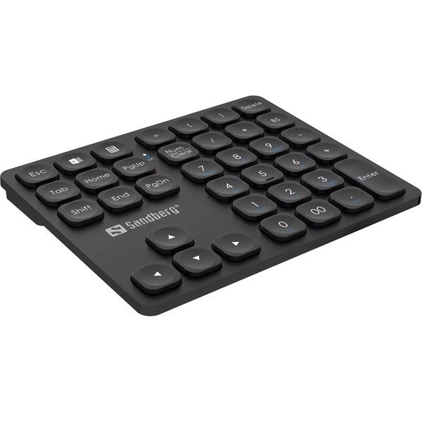 Tangentbord numeriskt trådlöst | Sandberg Pro | svart SE400141 - 5