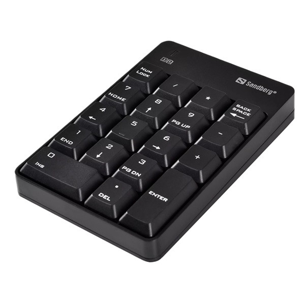 Tangentbord siffror 2 | svart | Sandberg Wireless 238888 - 1