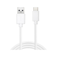 USB-A till USB-C kabel 1m | USB 2.0 | Sandberg | vit 238877