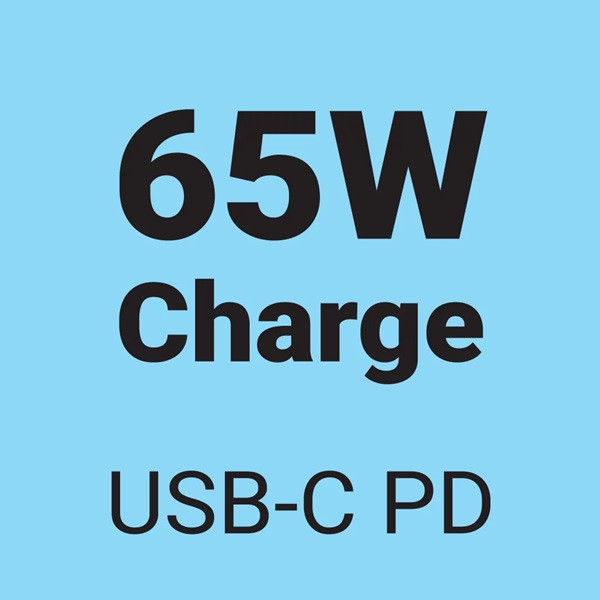 USB-C till USB-C kabel 0,2m | 65W | Sandberg | vit 360908 - 5