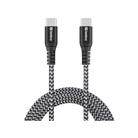 USB-C till USB-C kabel 2m | 100W | Sandberg Survivor | svart SE400174