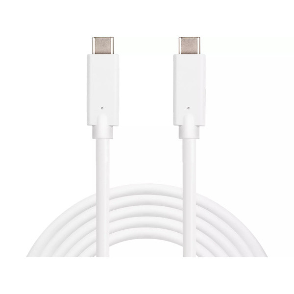 USB-C till USB-C kabel 2m | 60W | Sandberg | vit SE400164 - 1