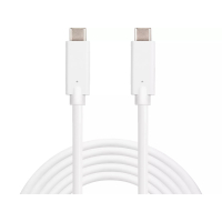 USB-C till USB-C kabel 2m | 60W | Sandberg | vit SE400164