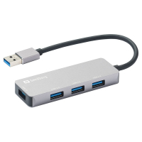 USB-hub 4 portar | USB-A USB 3.0 till 1xA 3.0 och 3xA 2.0 | Sandberg Saver ASA02370