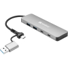 USB-hub 4 portar | USB-C/USB-A USB 3.0 till 2xA 3.0 och 2xC | Sandberg ASA02445 - 2