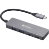 USB-hub 4 portar | USB-C USB 3.0 till 2xA 3.0 och 2xC | Sandberg SE400148 - 1