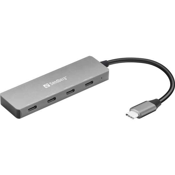 USB-hub 4 portar | USB-C till 4xC | Sandberg ASA02390 - 2