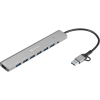 USB-hub 7 portar | USB-C/USB-A USB 3.0 till 7xA 3.0 | Sandberg SE400043 - 2