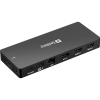 USB Docking station 13 portar | USB-C till 3xA, 3xC, 2xHDMI, DisplayPort, Ethernet, 3,5mm, 2x kortläsare | Sandberg Pro SE400022 - 2