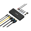 USB Docking station 13 portar | USB-C till 3xA, 3xC, 2xHDMI, DisplayPort, Ethernet, 3,5mm, 2x kortläsare | Sandberg Pro SE400022 - 3